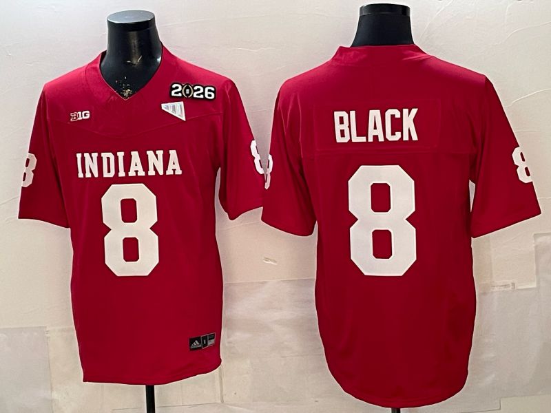 Men 2026 Ohio State Buckeyes #8 Black Red 3th generations Limited NCAA Jersey 010